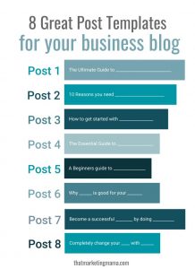 8 Great Post Templates for your business blog