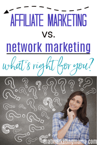 Affiliate Marketing vs. Network Marketing