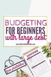 Budgeting tips for beginners to save money and pay off debt fast | How to make a budget and budgeting for beginners | Pay Off Debt Fast | Debt Free Living | Living on a Budget | #daveramsey #budgetingtips #budget #debtpayoff #debtfree #budgetforbeginners #savemoney
