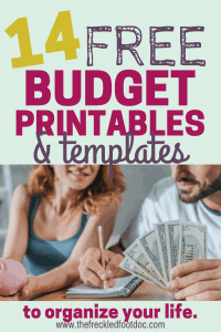 Free Budget Printables and Templates to Organize Your Life.