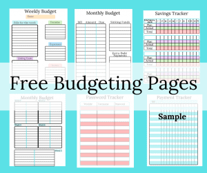 Free Budget Printables and Templates to Organize Your Life