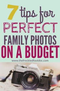 Frugal living tips and ideas for taking family photos on a budget | Cut costs on expensive budget items like family photos by doing these DIY hacks | Living on a budget | Money Saving Tips | #budget #budgetingtips #budgetforbeginners #frugalliving #familyphotos