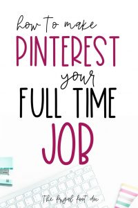 How to make money on Pinterest as a Pinterest Virtual Assistant. Tips to work from home as a Pinterest VA and make a full time income. The perfect work at home job for busy moms, or side hustle to pay off debt fast. Learn how you can become a Pinterest VA and make money on Pinterest without a blog. #pinterest #makemoney #sidehustle #workathome