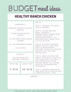 Healthy Ranch Chicken