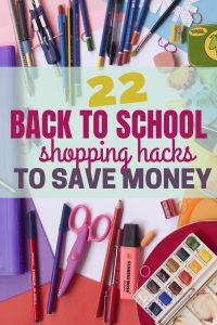 Money saving tips for back to school shopping | Frugal living tips for back to school outfits and back to school supplies | Living on a budget with kids and saving money on back to school items | #savemoney #frugal #frugalliving #budget #budget #livingonabudget #daveramsey