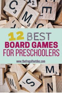 Best board games for preschoolers for family game night. | Best board games for 3 year olds, 4 year olds, and 5 year olds | Frugal gift ideas | Practical gift ideas | Minimalist gift ideas | #giftideas #kidsactivities #frugalliving #livingonabudget