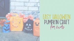 Easy DIY Pumpkin Craft for kids