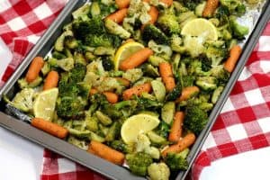 Keto Dinner Recipe featuring all vegetables and seasonings