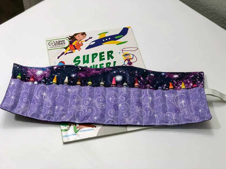 Crayon Roll Up Making Frugal FUN