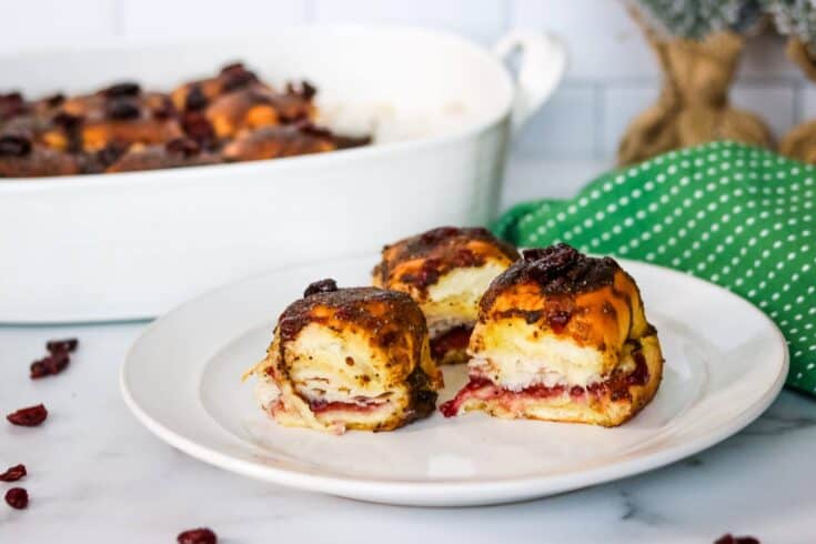 Image for Leftover Turkey Recipe Idea | Quick & Easy Cranberry Turkey Sliders