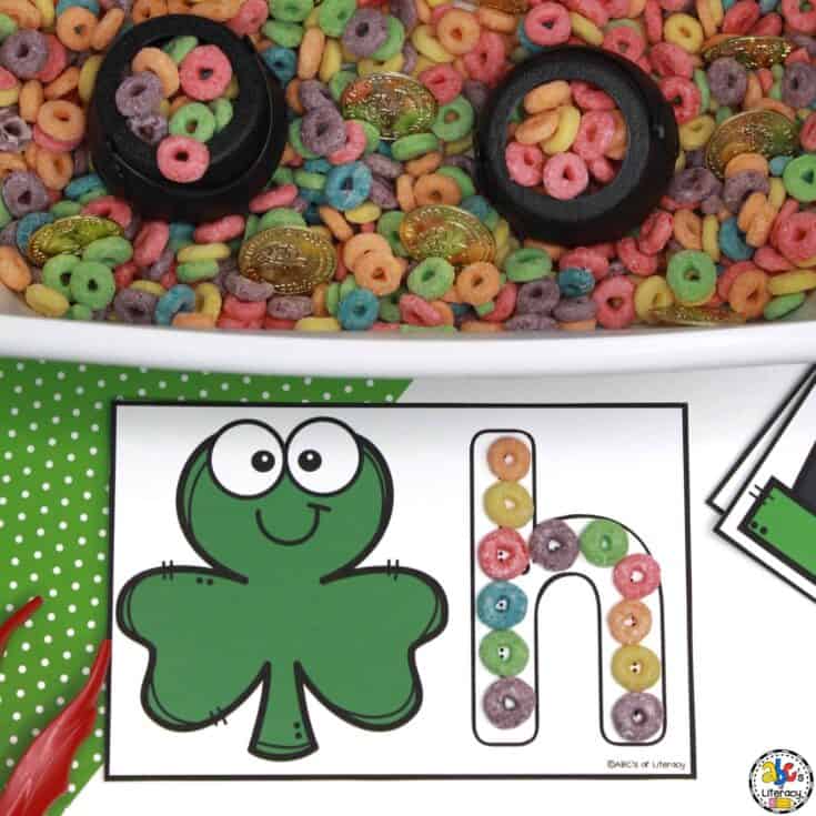 Image for St. Patrick’s Day Letter Mats & Sensory Bin