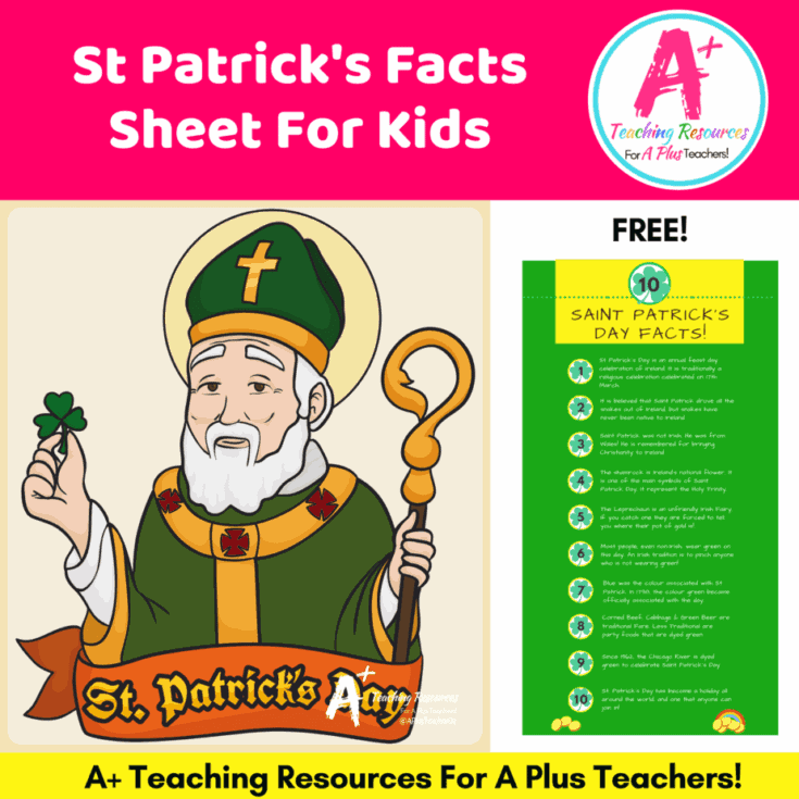 Image for 10 Interesting St Patrick Facts For Kids