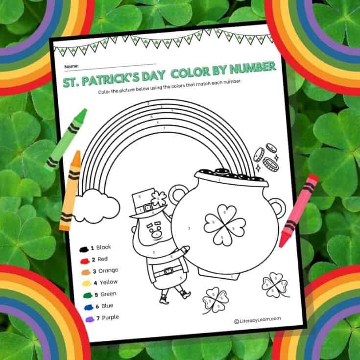 Image for St. Patrick’s Day Color by Number