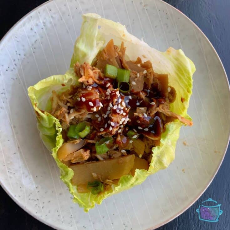 Image for Lazy Slow Cooker Chicken Lettuce Wraps