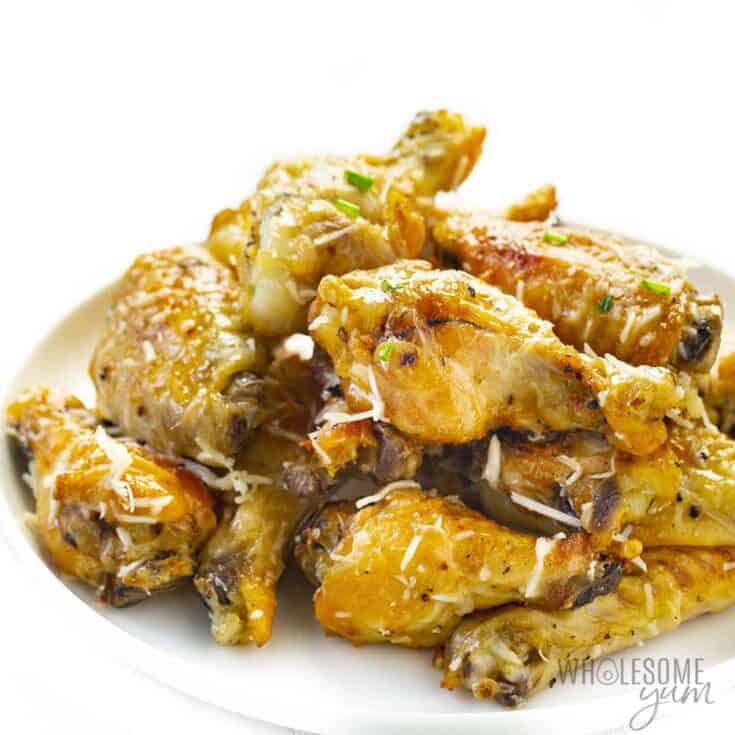Image for Slow Cooker Garlic Parmesan Chicken Wings Recipe