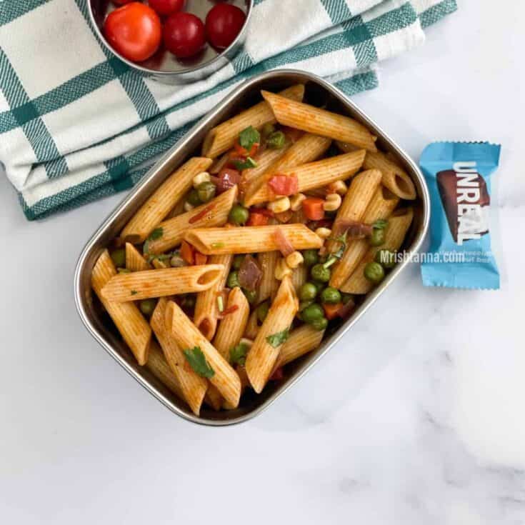 Image for Masala Pasta Recipe (Indian Style)