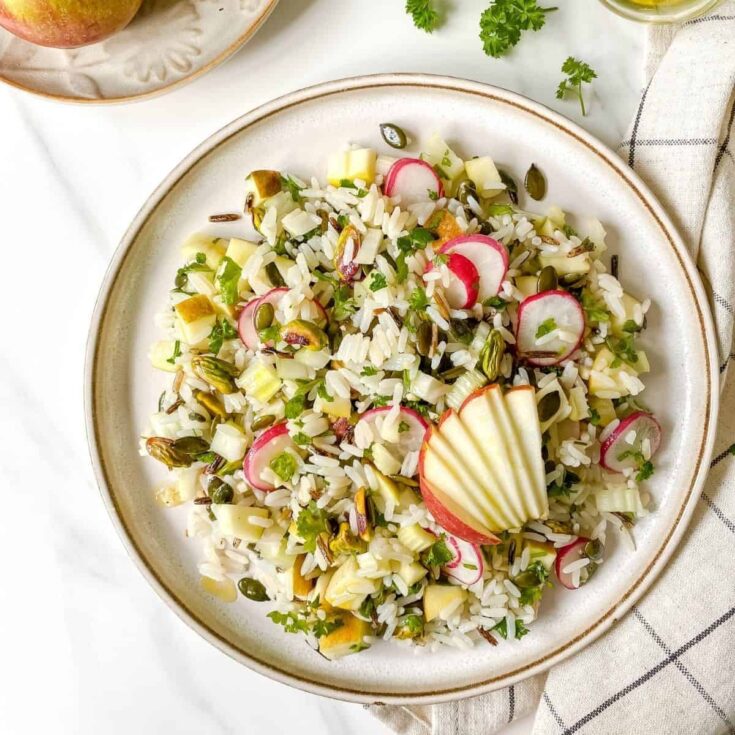 Image for Nutty wild rice salad