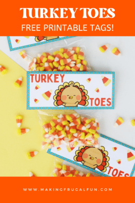 turkey toes printable