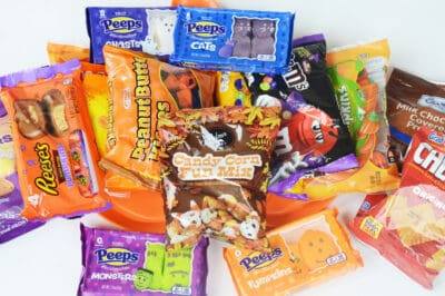 Halloween candy and snacks