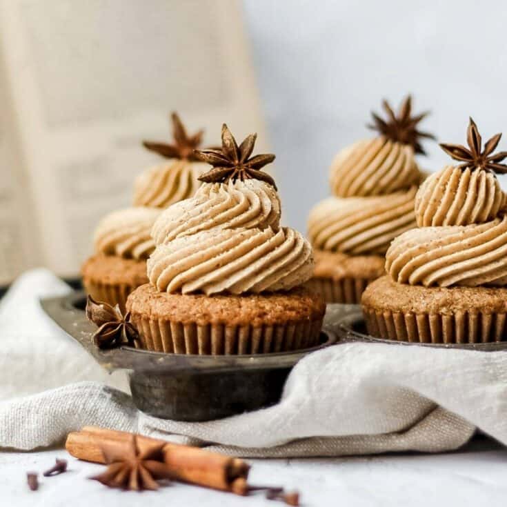 Image for Brown Butter Dirty Chai Cupcakes
