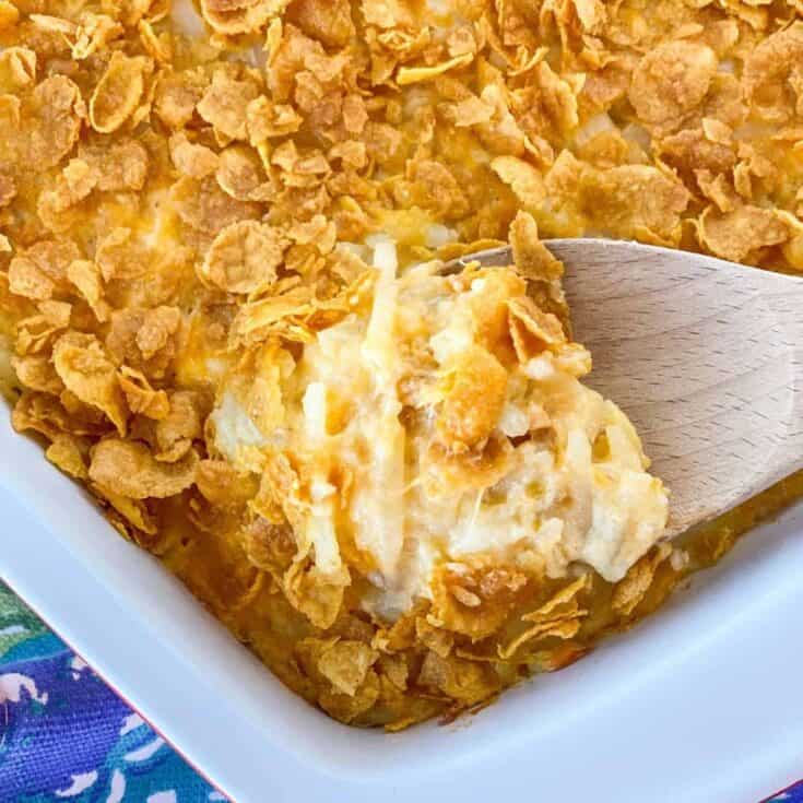 Image for Easy Hash Brown Casserole Recipe with Corn Flakes
