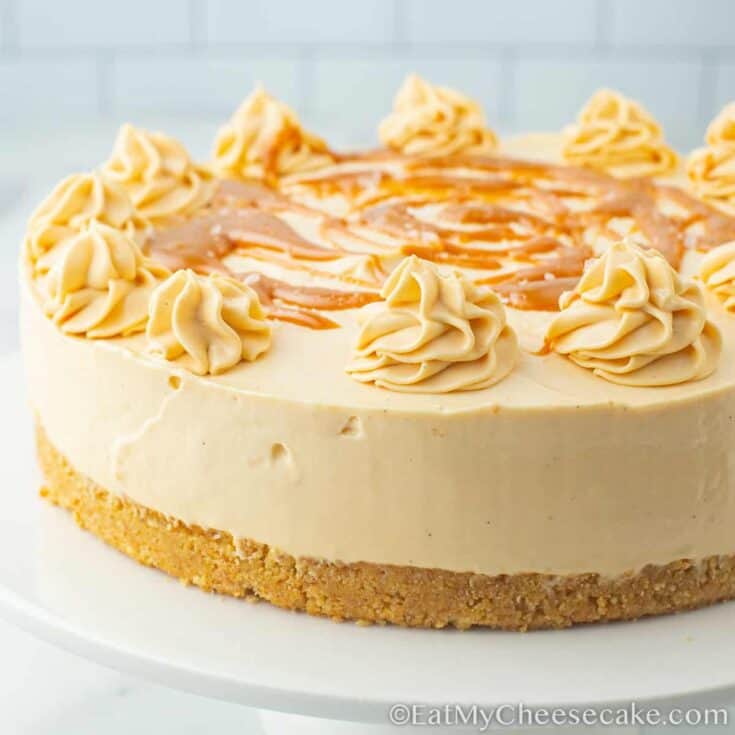 Image for No Bake Salted Caramel Cheesecake