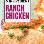 5 ingredient ranch chicken