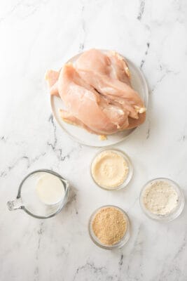 Ingredients for making ranch chicken
