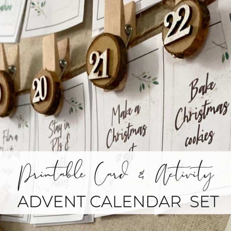 Image for Free Advent Calendar Numbers Printable (+ 72 Activity Cards!)
