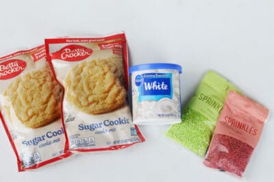 ingredients for christmas sugar cookies