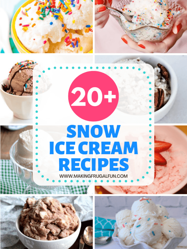 Snow Ice Cream Recipes