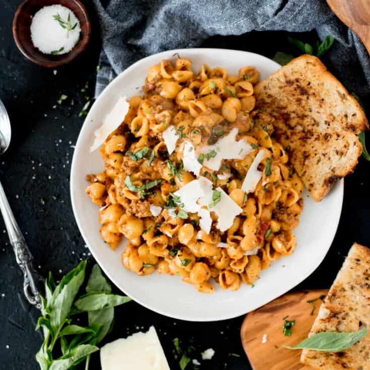 Image for Homemade Instant Pot Ground Beef Pasta