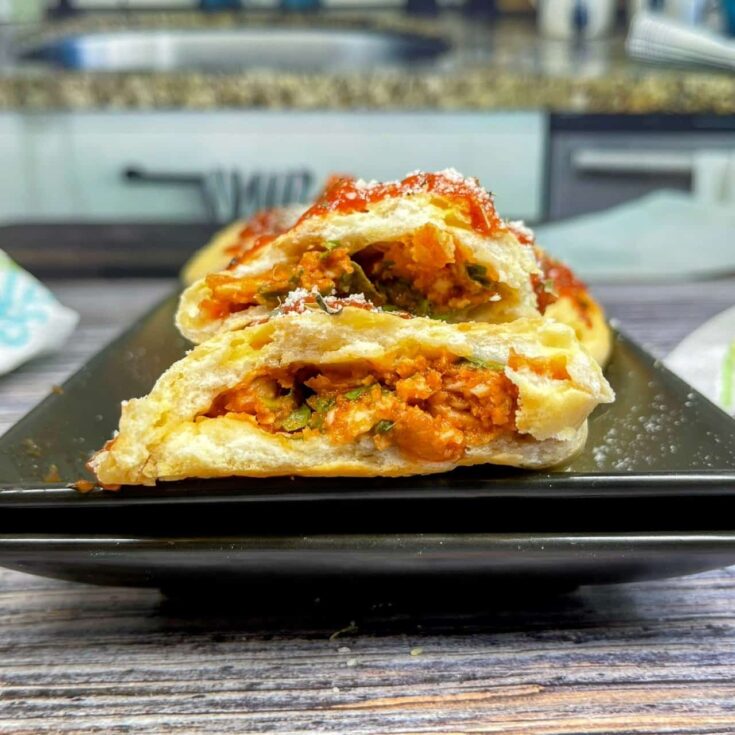 Image for Chicken Spinach & Parmesan Calzone Recipe�