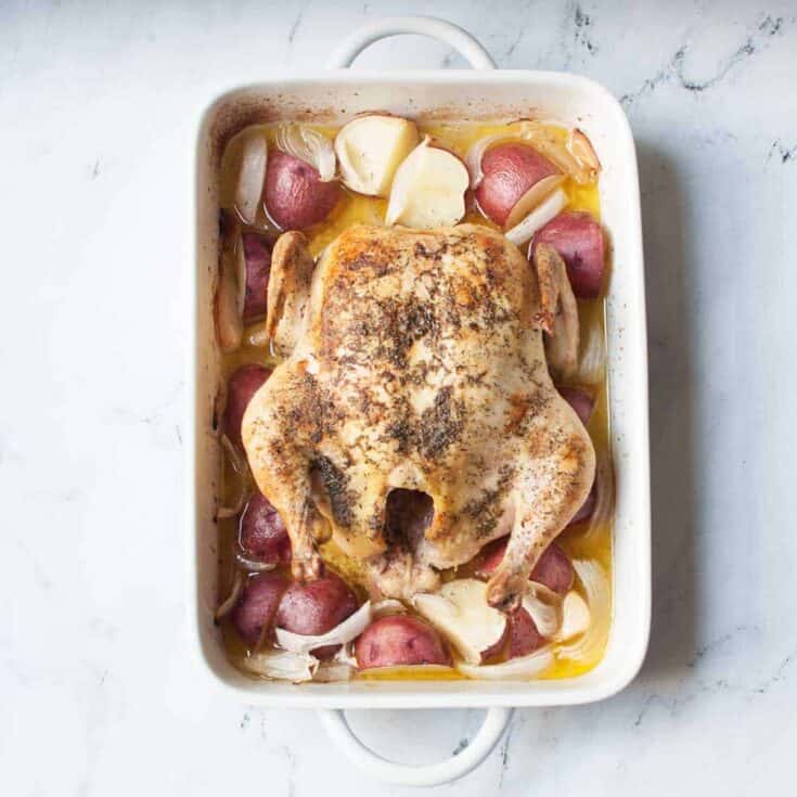 Image for Amish Whole Chicken Recipe | Two Pink Peonies