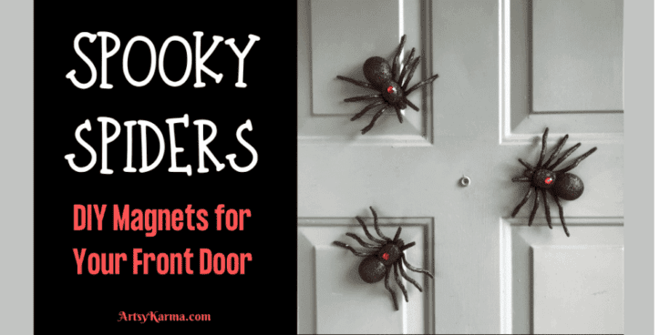 Image for Make Your Own Spooky Spider Magnets for Your Front Door