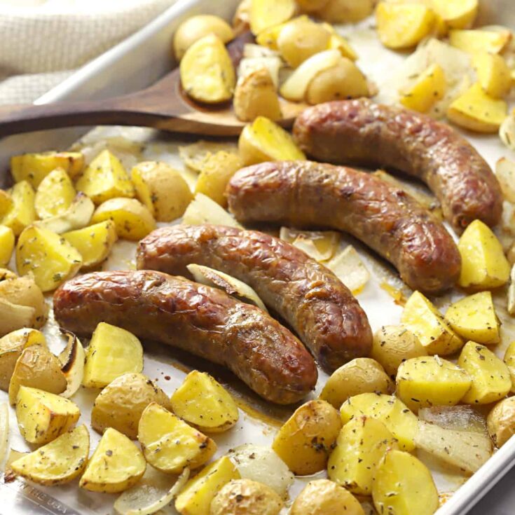 Image for Sheet Pan Italian Sausage & Potatoes