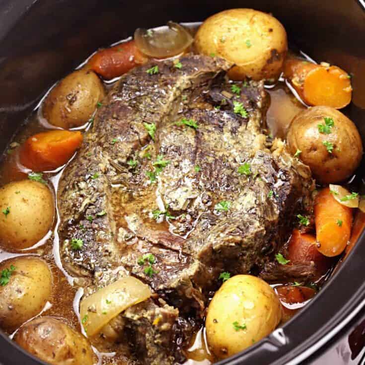 Image for Slow Cooker Beef Roast with Potatoes and Carrots
